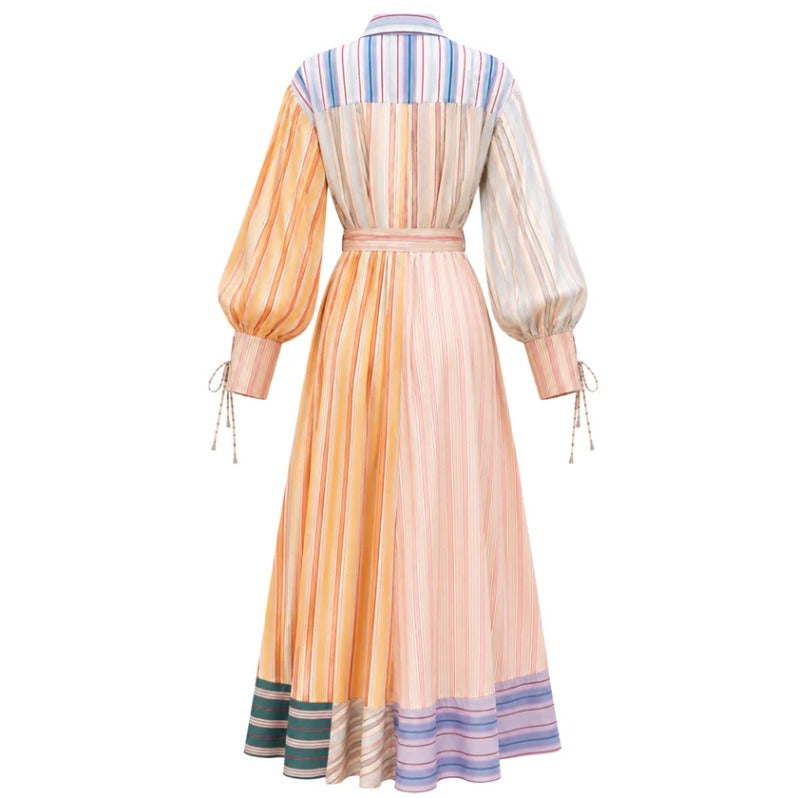Abito Maxi Patchwork