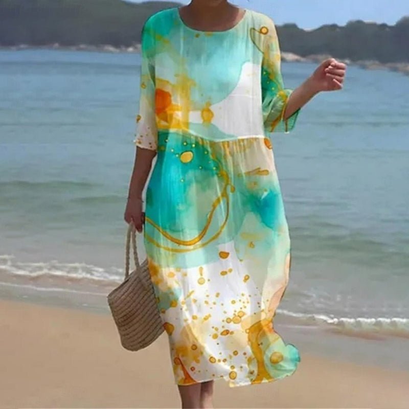 Keely | Abito Floreale al Tramonto