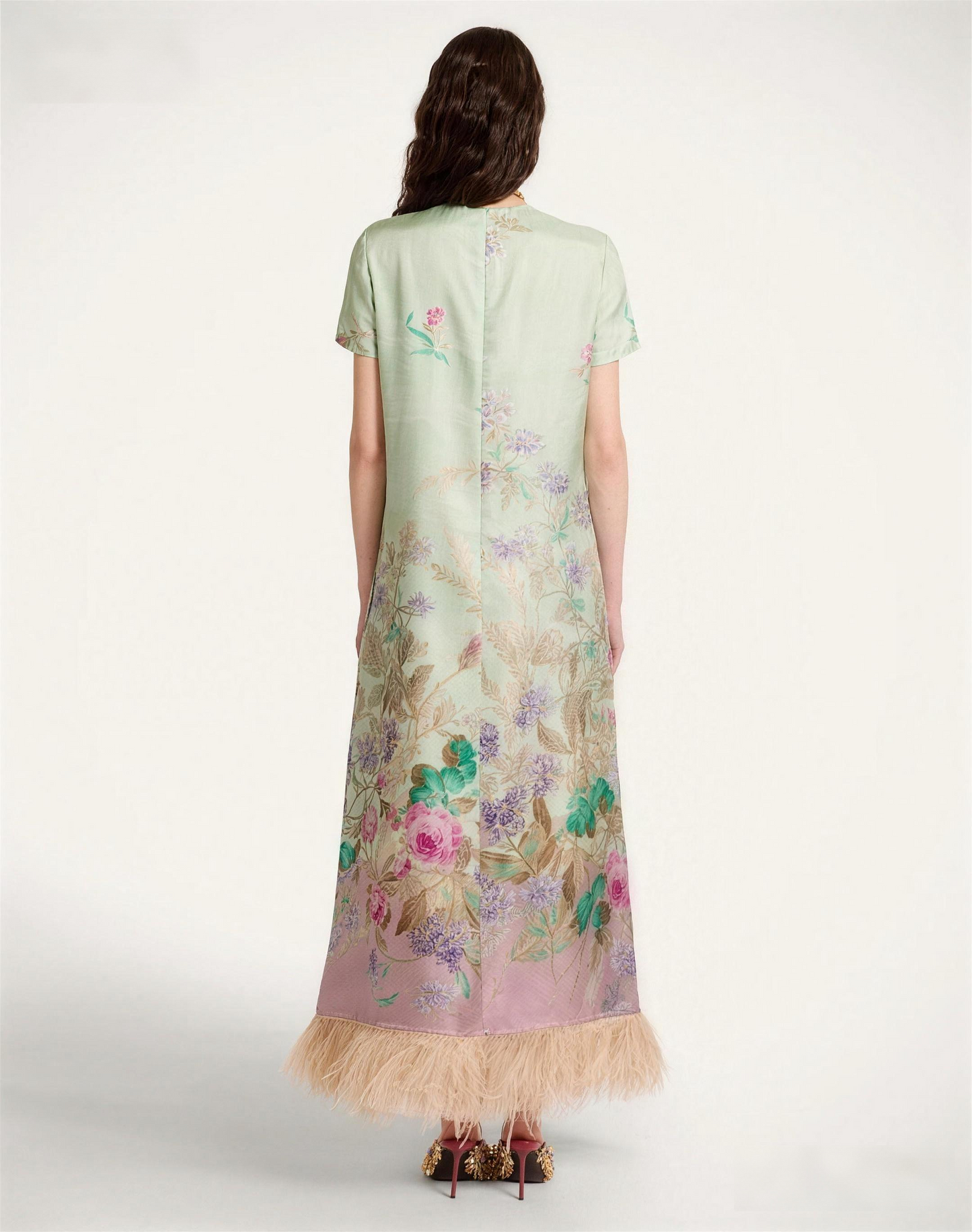 Abito Boho Maxi con Fiori