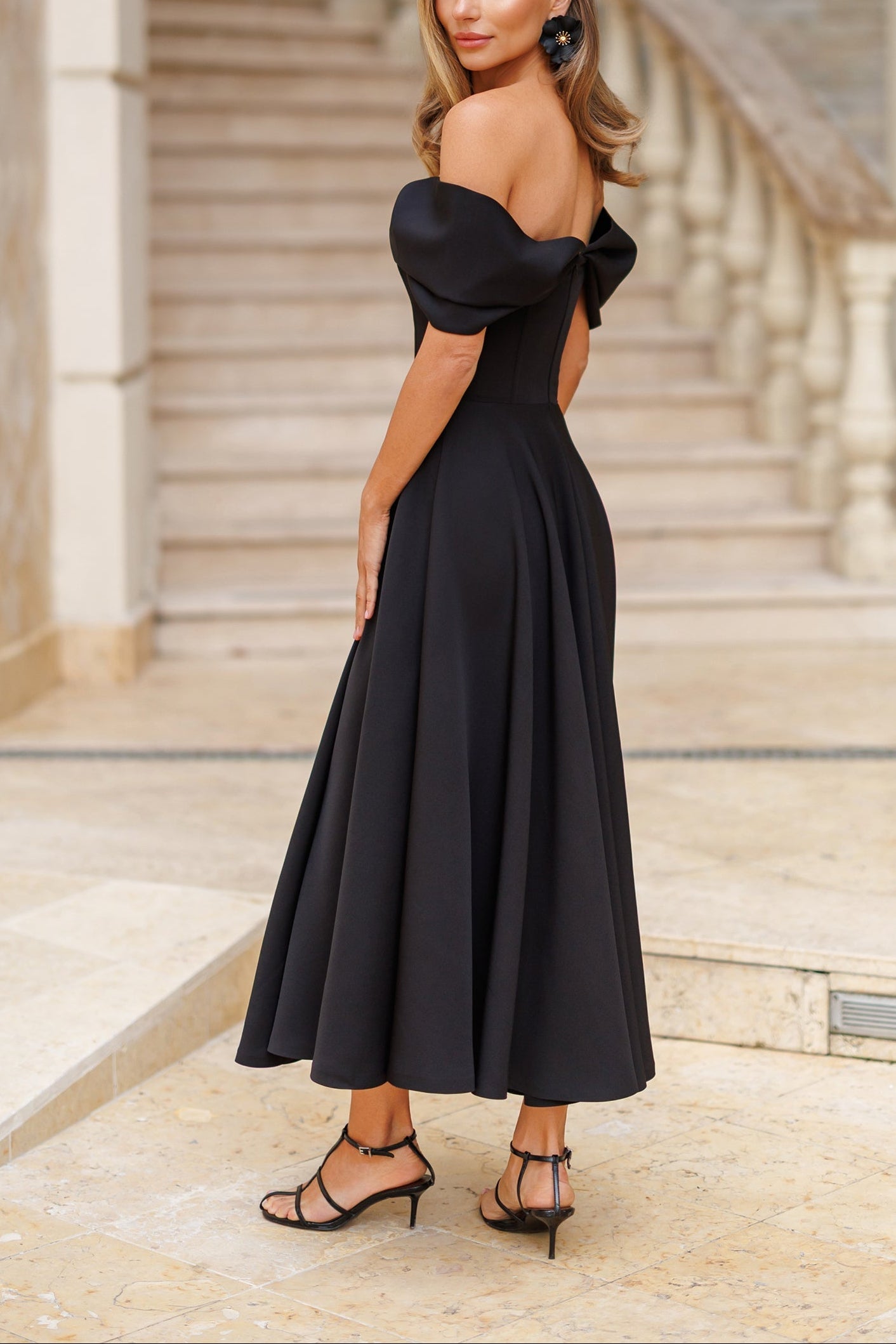 Elegante Maxidress senza spalline