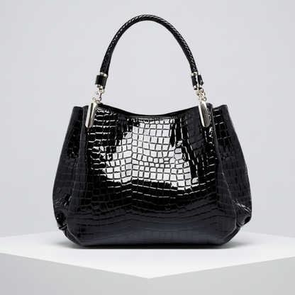 Lusso Milano - Krokodiltaschen Schultertasche