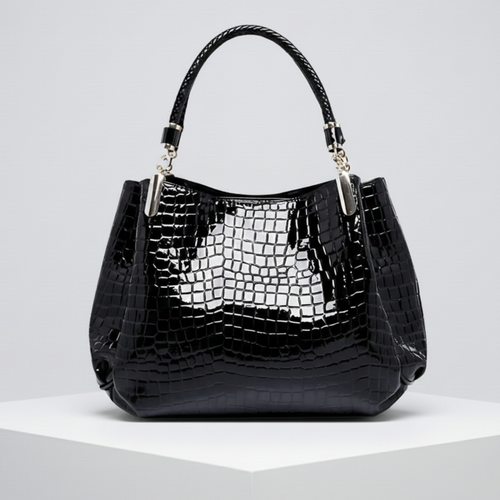 Lusso Milano - Krokodiltaschen Schultertasche