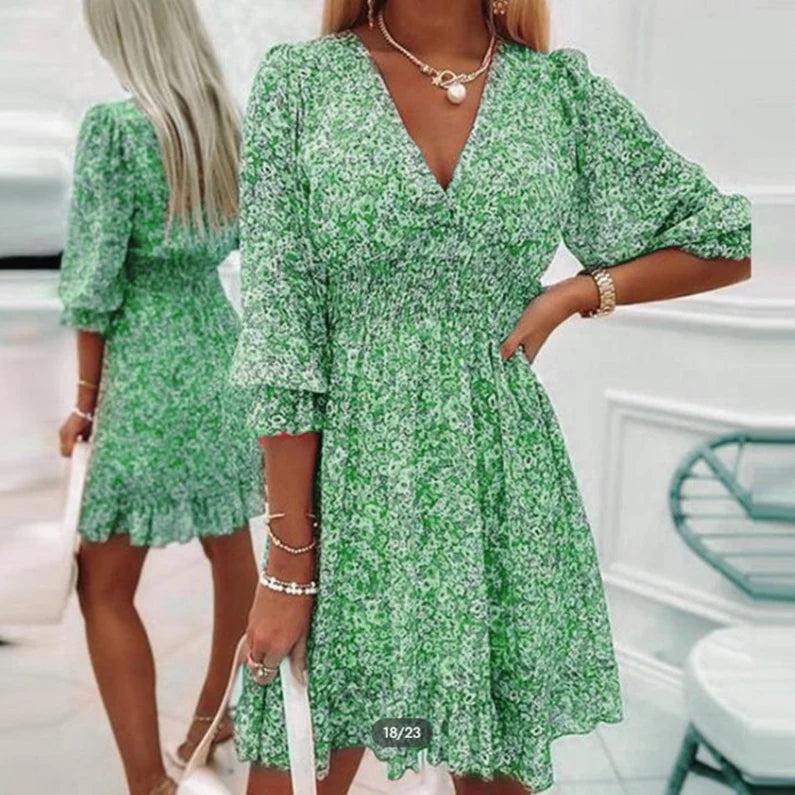 Sunna - Vestito Elegante a Fiori