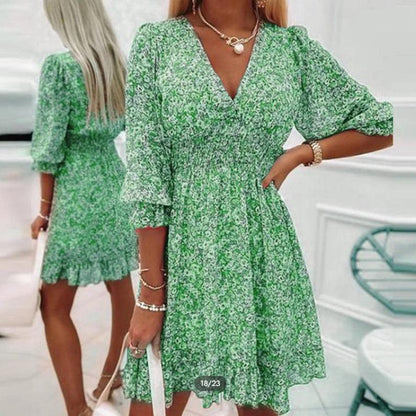 Sunna - Vestito Elegante a Fiori