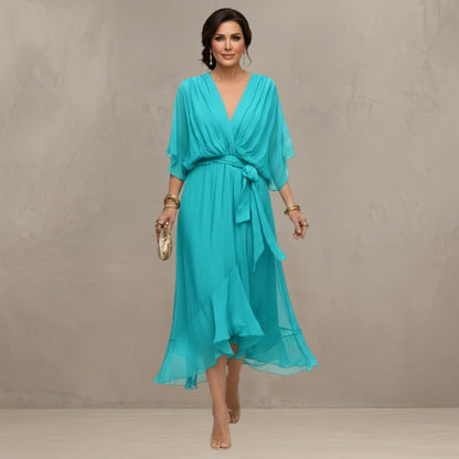 Marta | Elegante Abito Midi in Chiffon