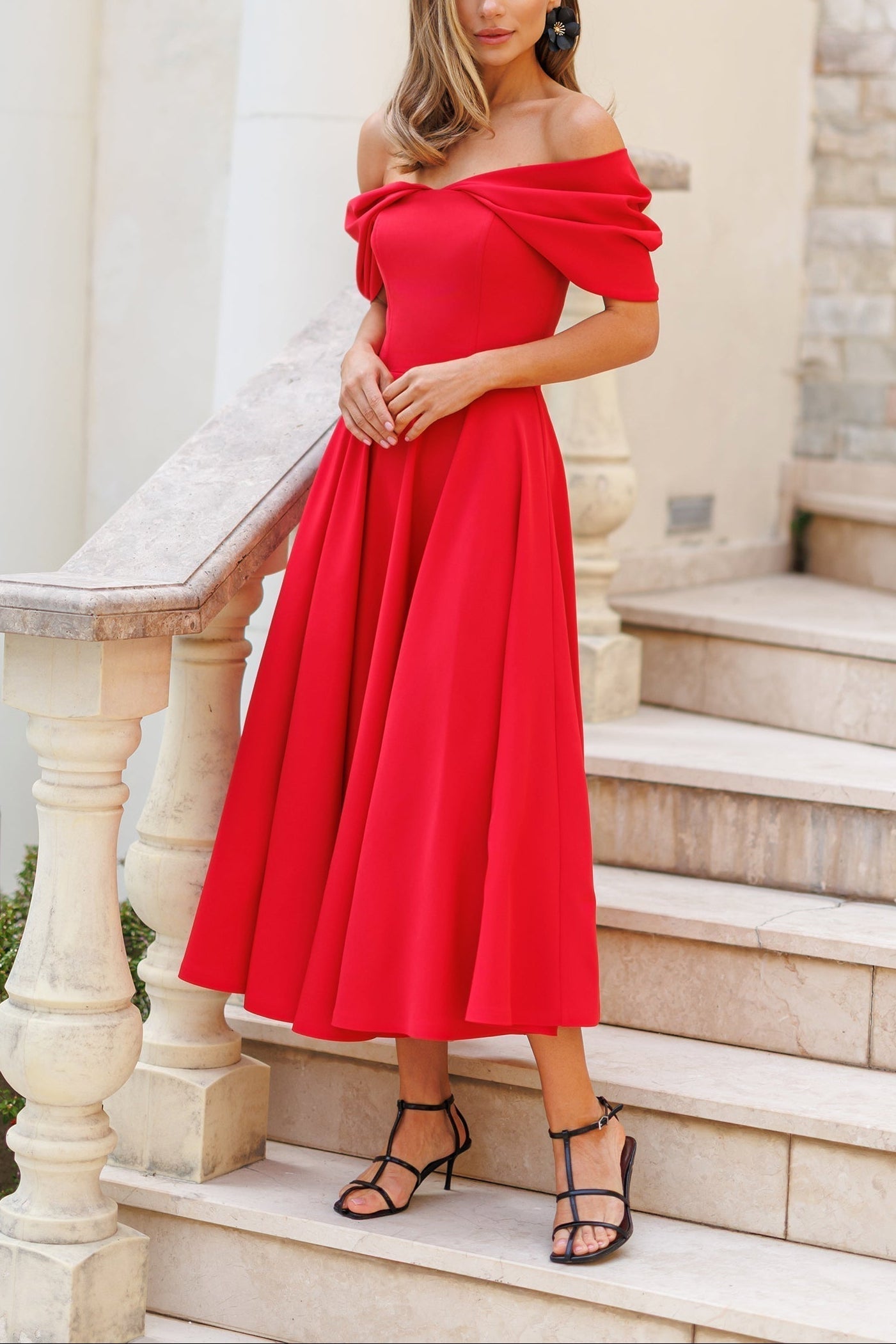 Elegante Maxidress senza spalline