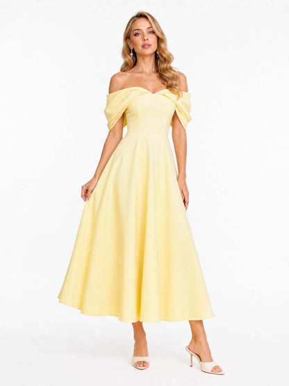 Elegante Maxidress senza spalline