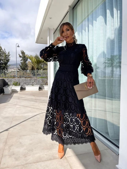 Liza | Abito in pizzo romantico