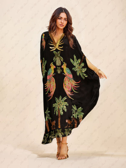 Abito con scollatura a spalle scoperte