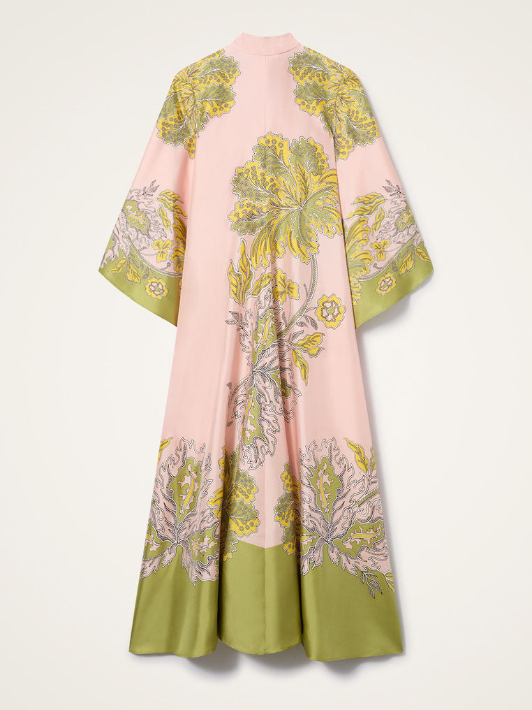 Abito lungo in satin