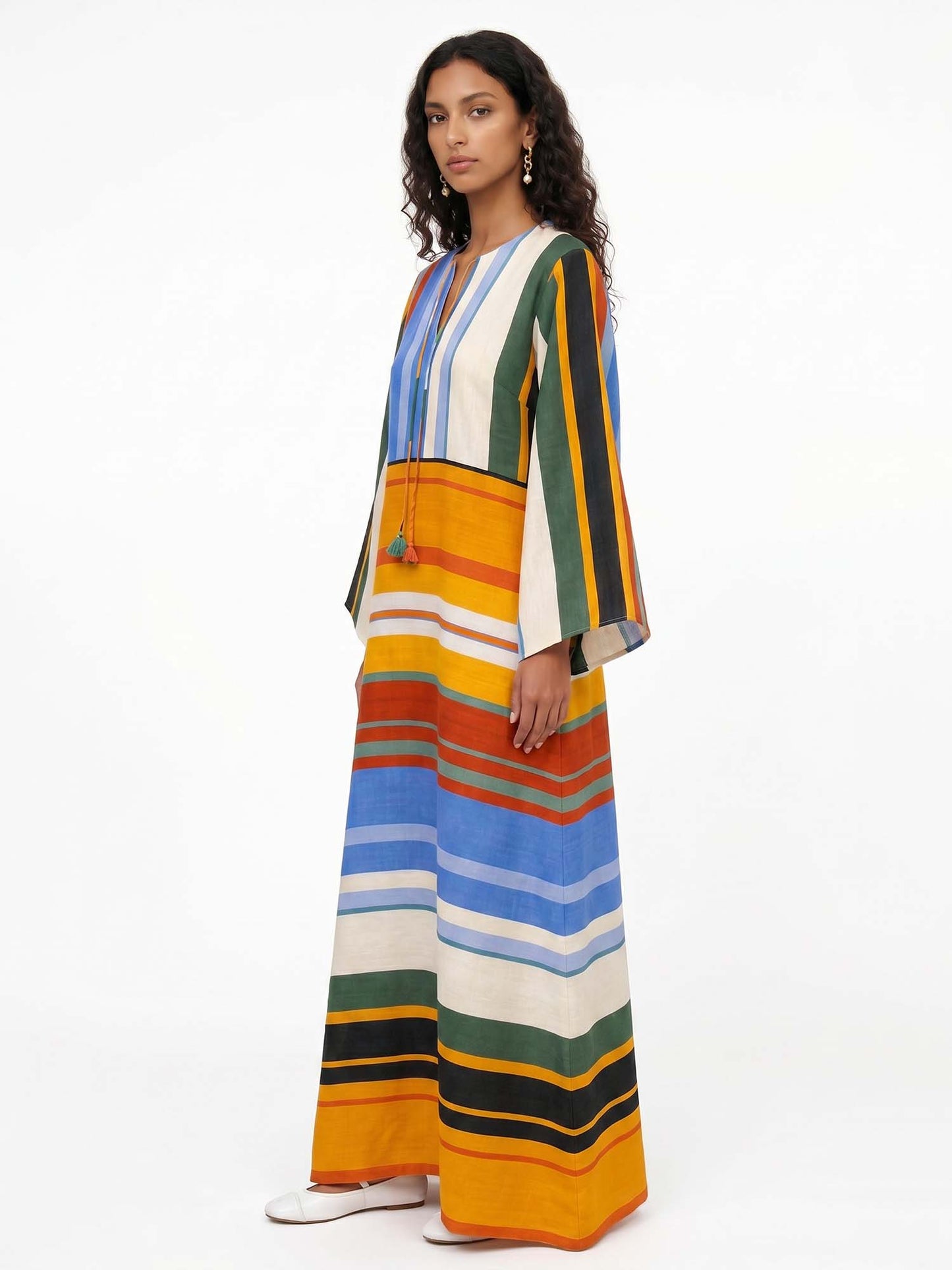 Abito Maxy a Righe Horizon