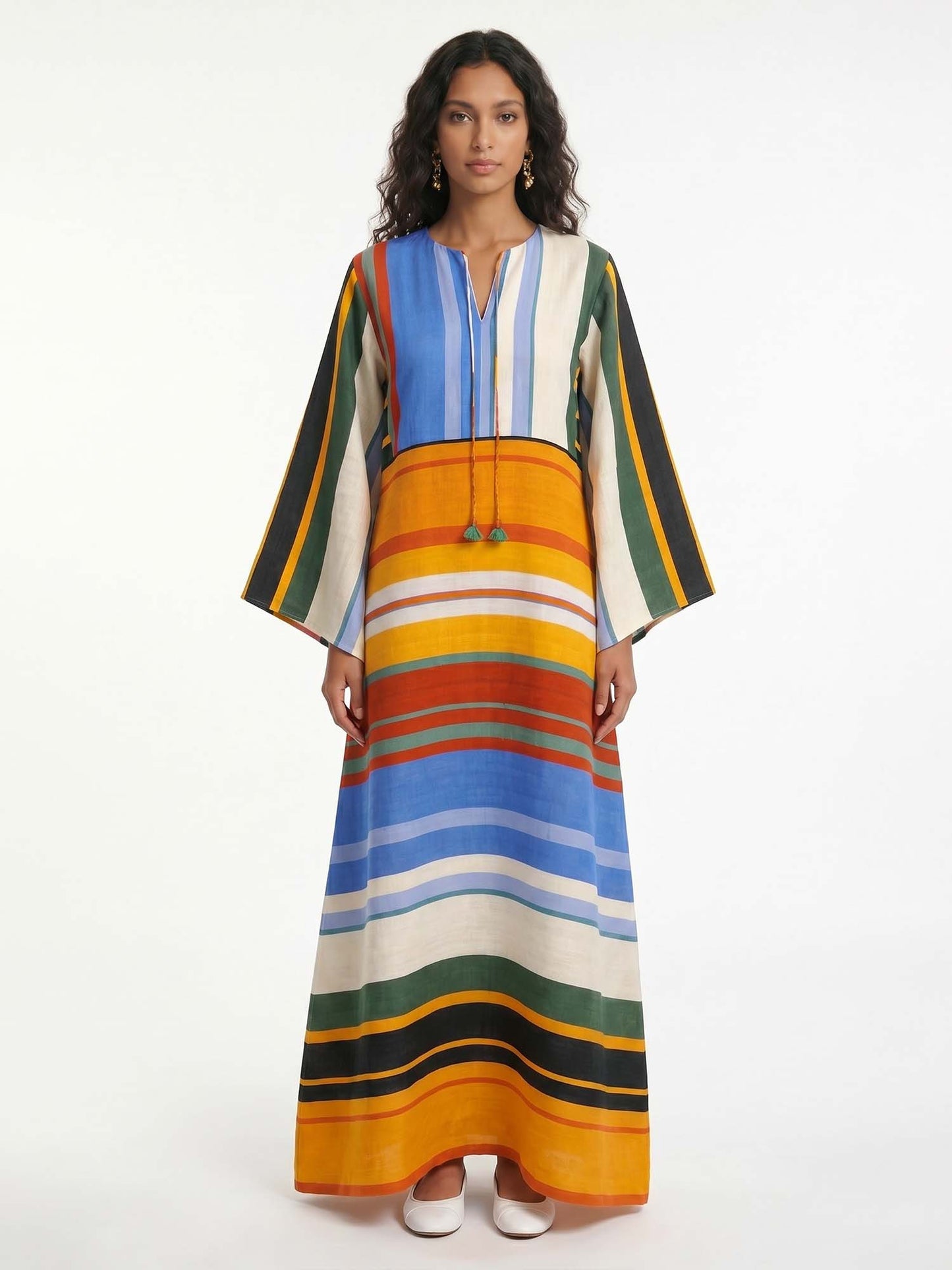 Abito Maxy a Righe Horizon