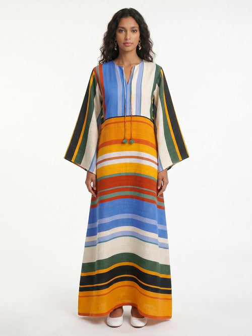 Abito Maxy a Righe Horizon