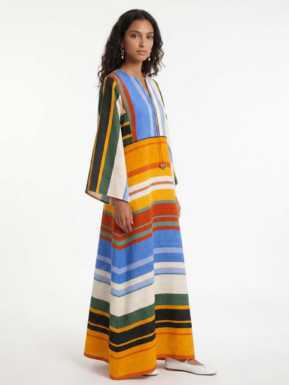 Abito Maxy a Righe Horizon
