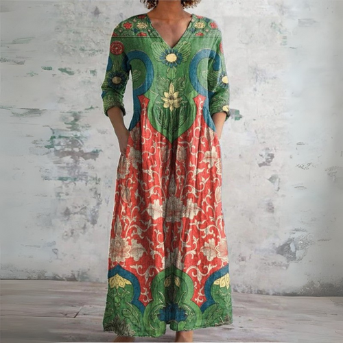 Judith | Abito Maxi Floreale Vintage