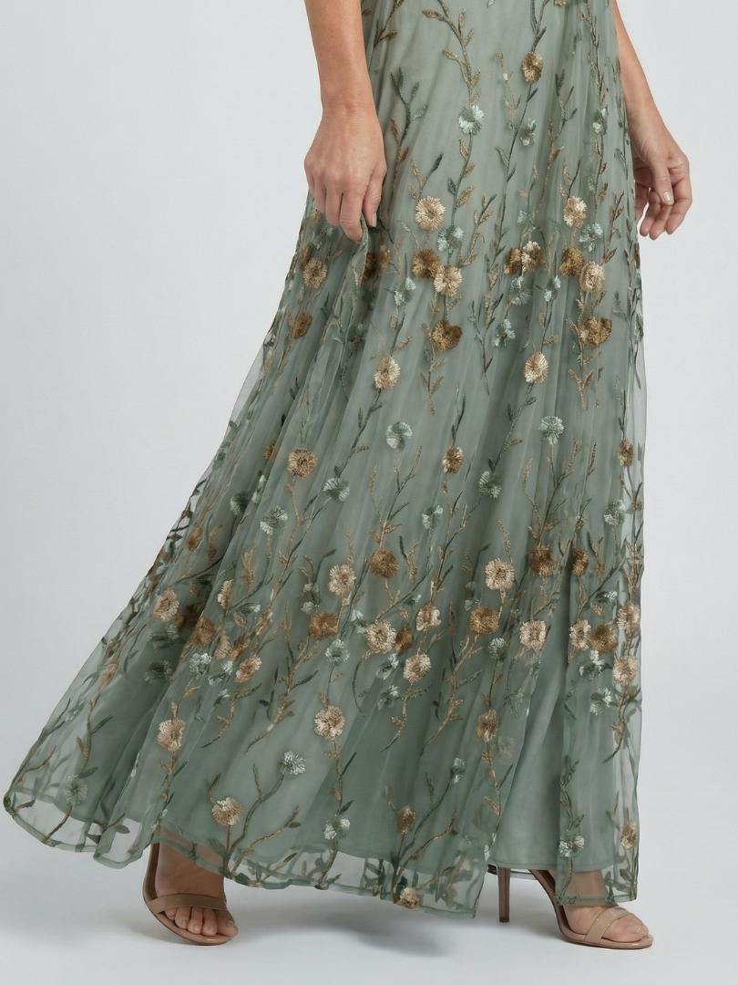 Selora | Abito Maxi-Flow con colletto a halter