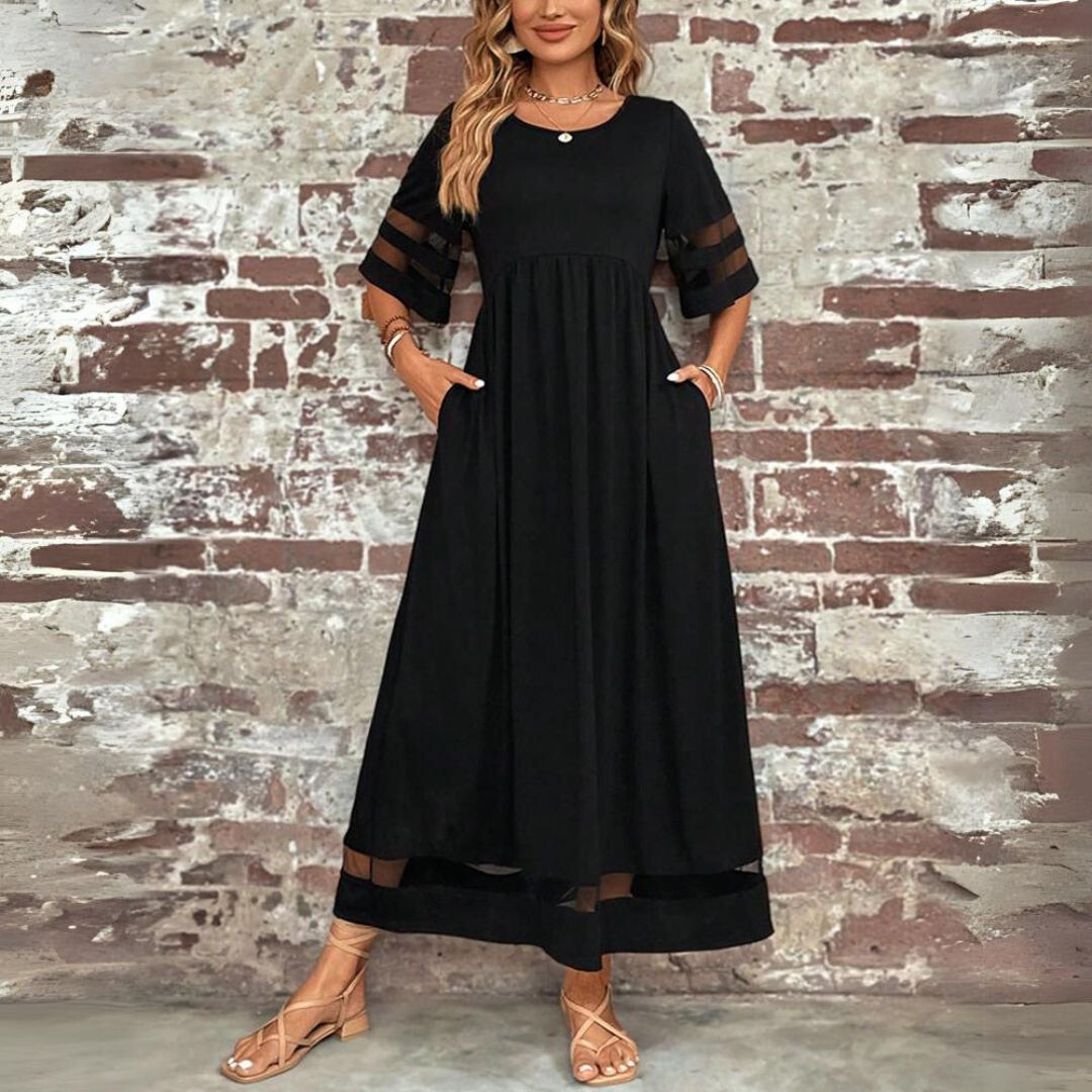 Aubrey™ – Abito midi modellante con copertura per la pancia