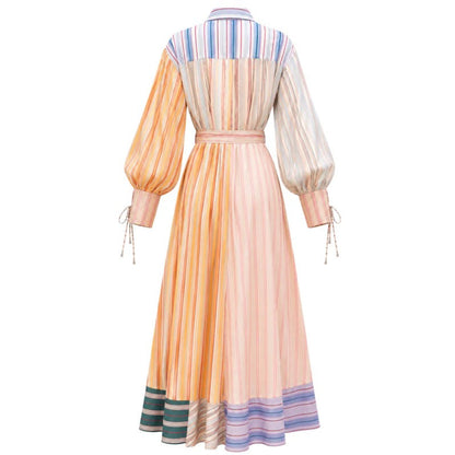 Abito Maxi Patchwork