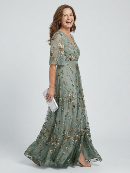 Selora | Abito Maxi-Flow con colletto a halter