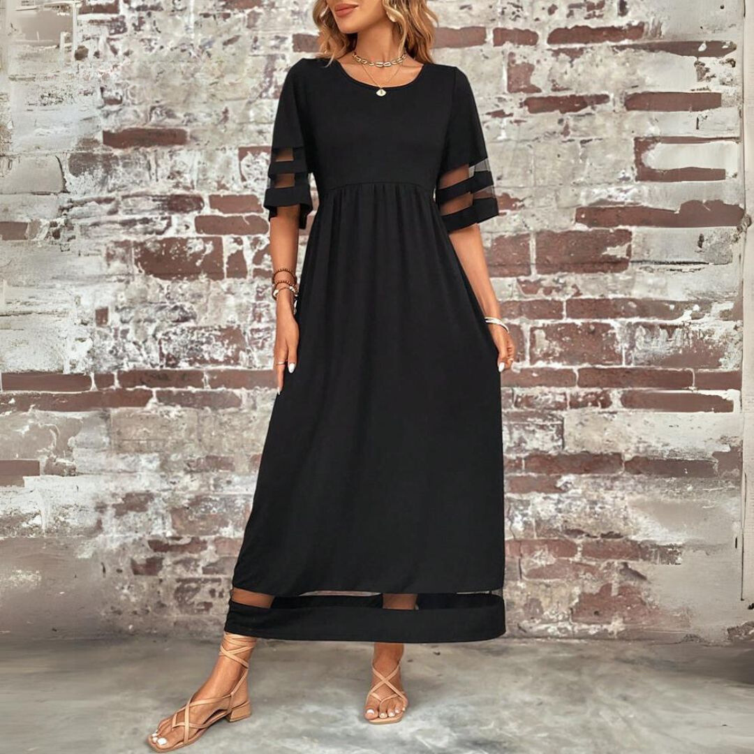 Aubrey™ – Abito midi modellante con copertura per la pancia