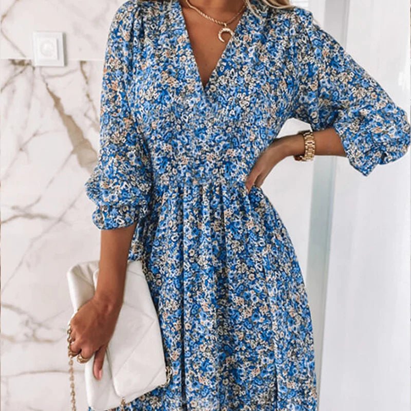 Sunna - Vestito Elegante a Fiori