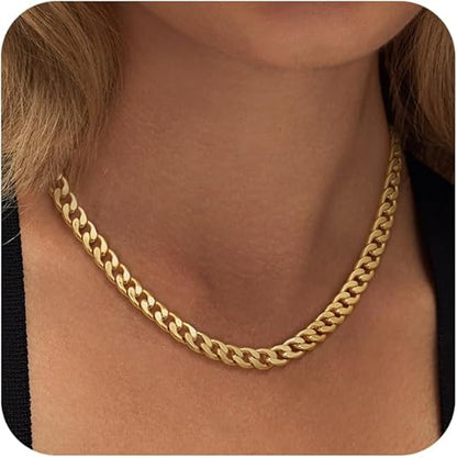 Collana Chunky con maglie cubane