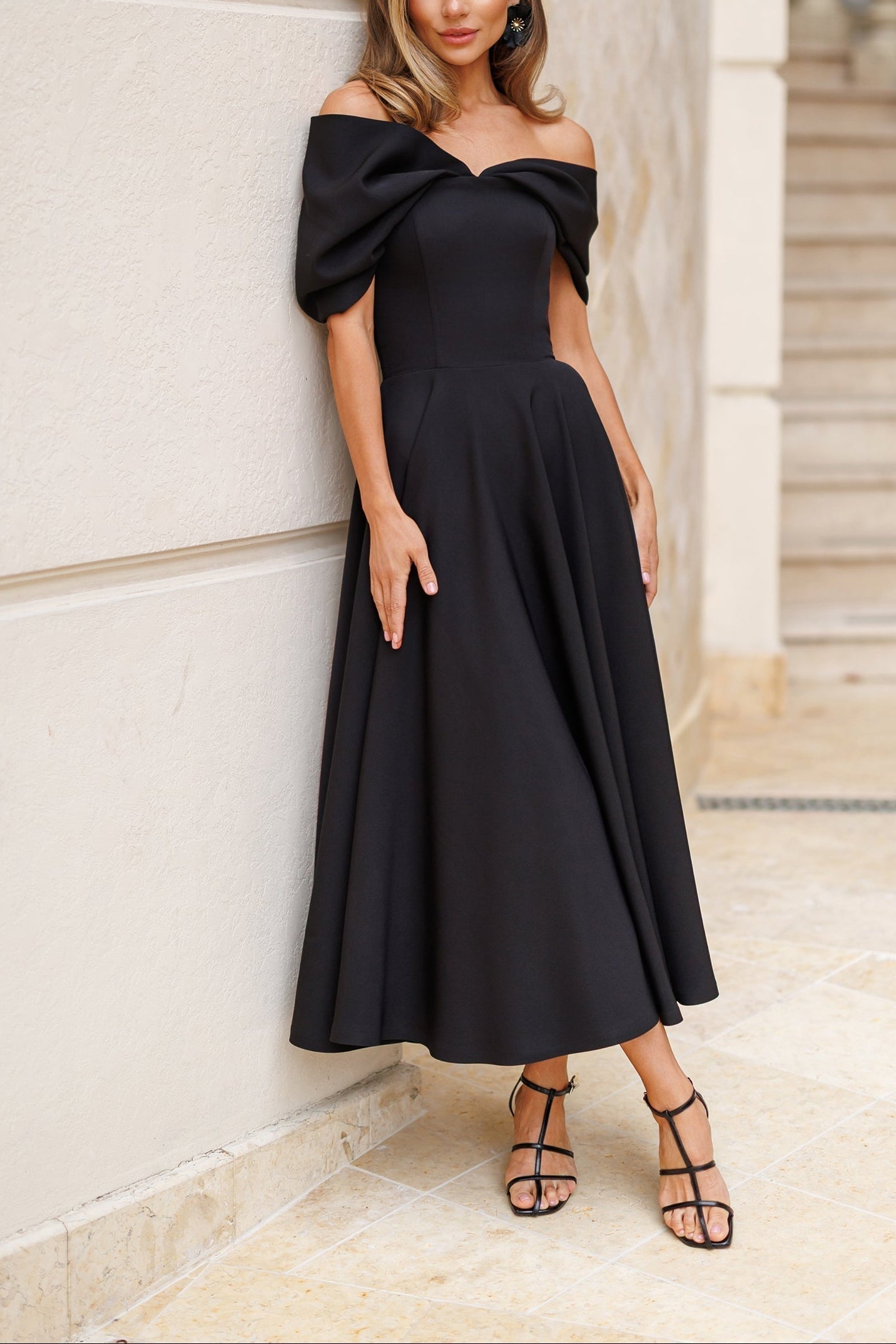 Elegante Maxidress senza spalline