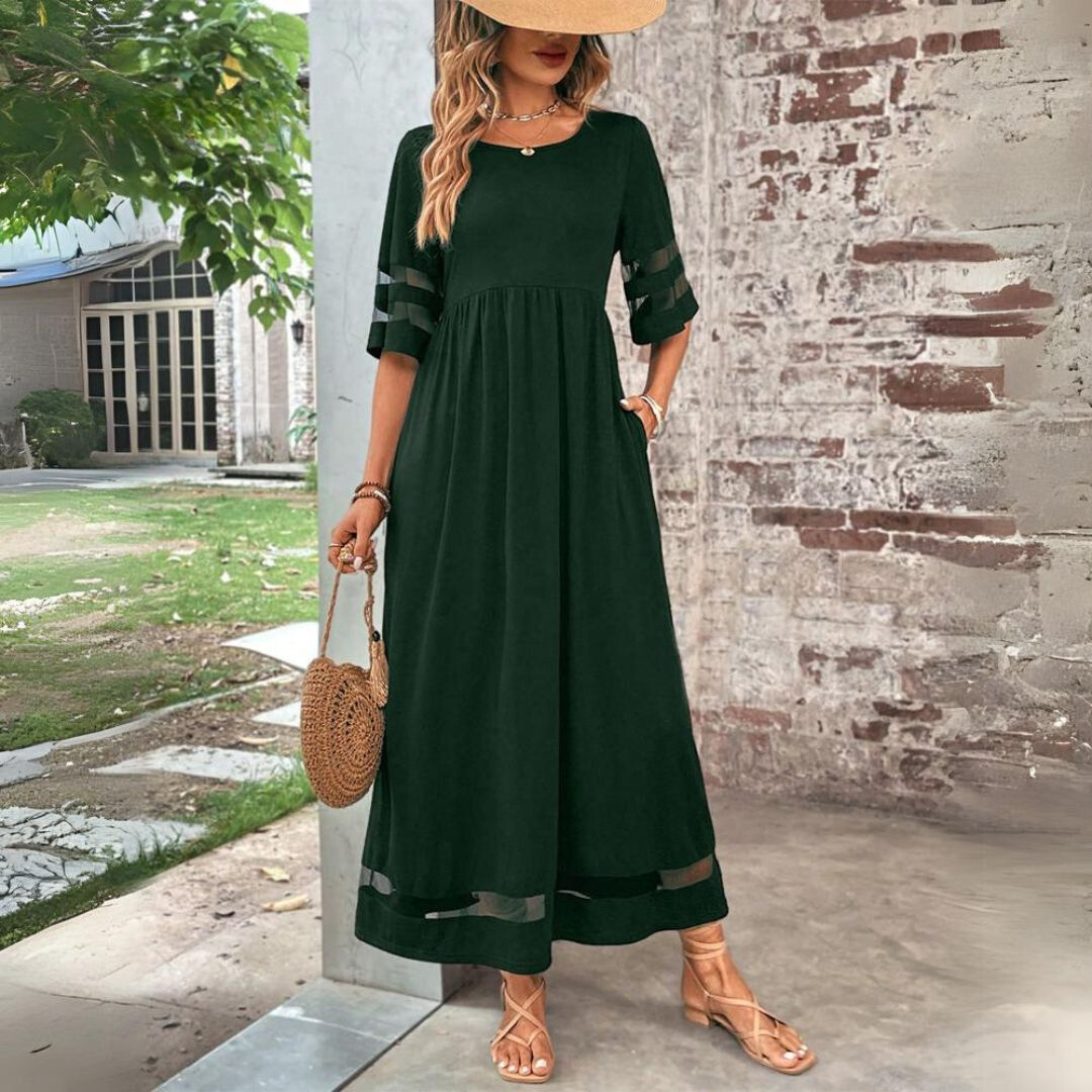Aubrey™ – Abito midi modellante con copertura per la pancia