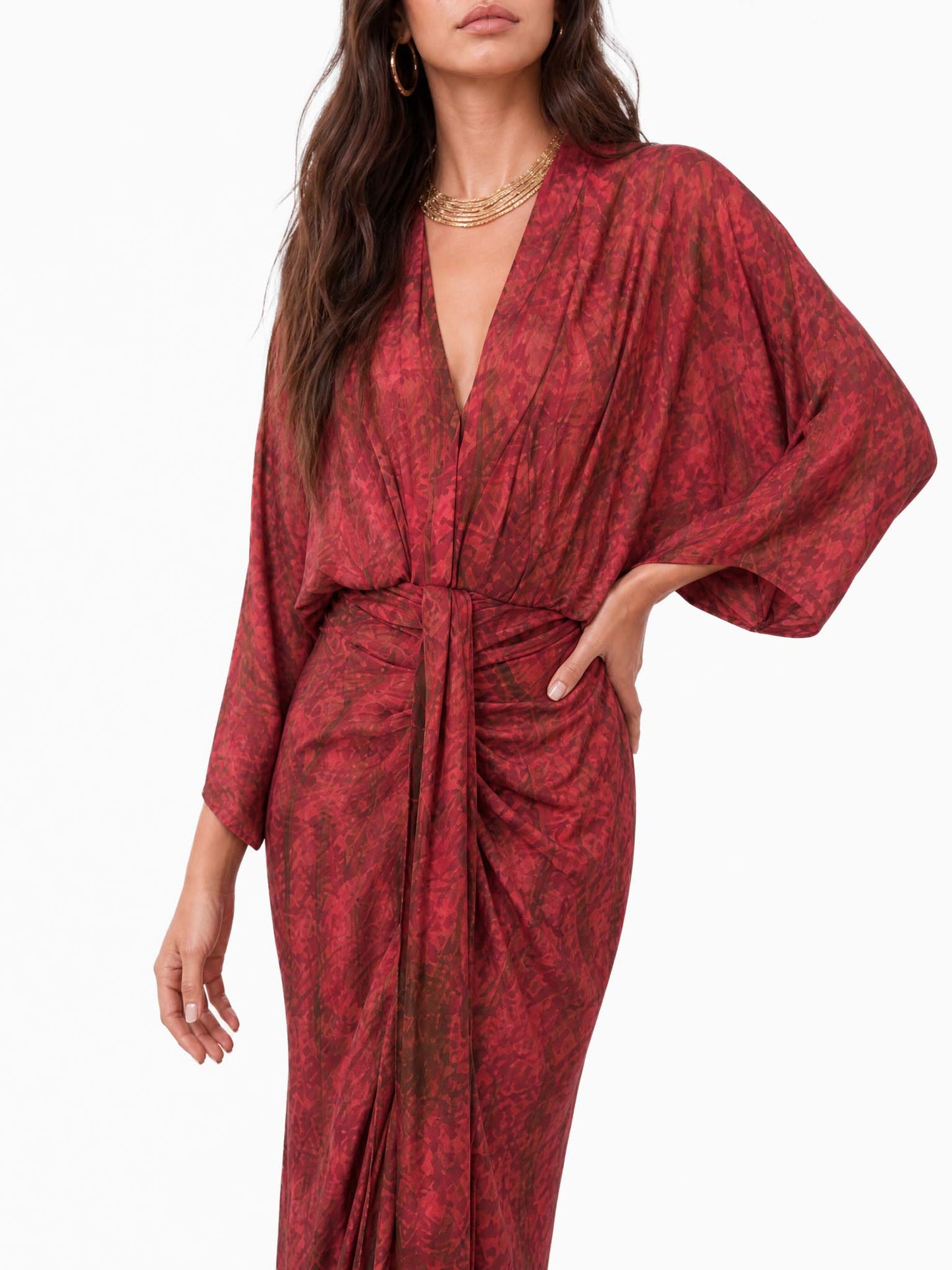Accappatoio Kimono Stampato