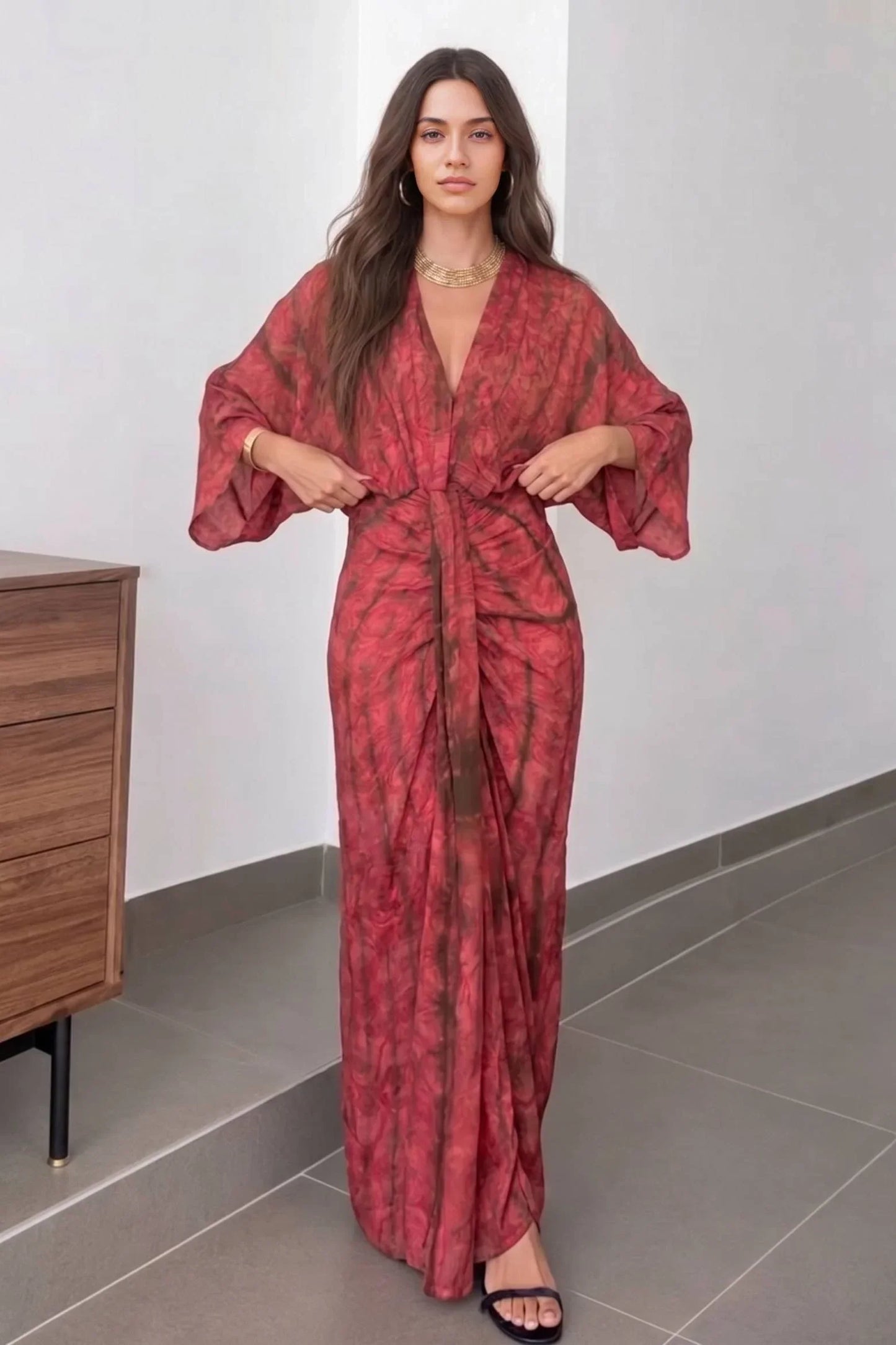Accappatoio Kimono Stampato