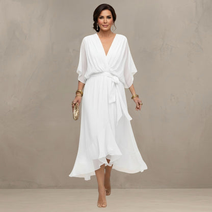 Marta | Elegante Abito Midi in Chiffon