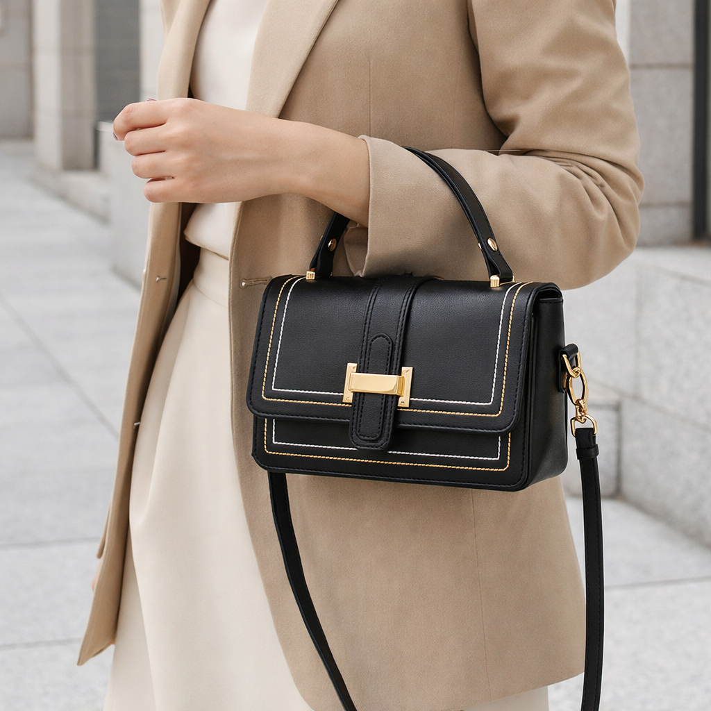 Luna Paris – Elegante Borsa a Mano in Pelle