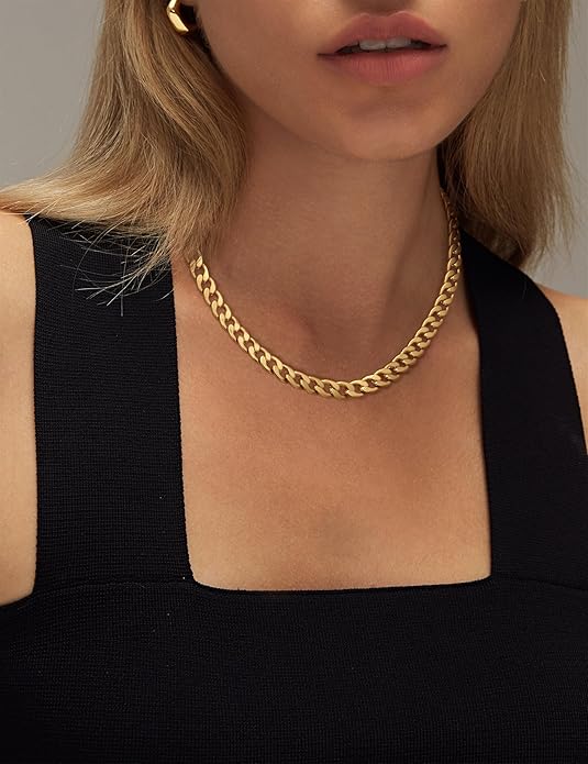 Collana Chunky con maglie cubane