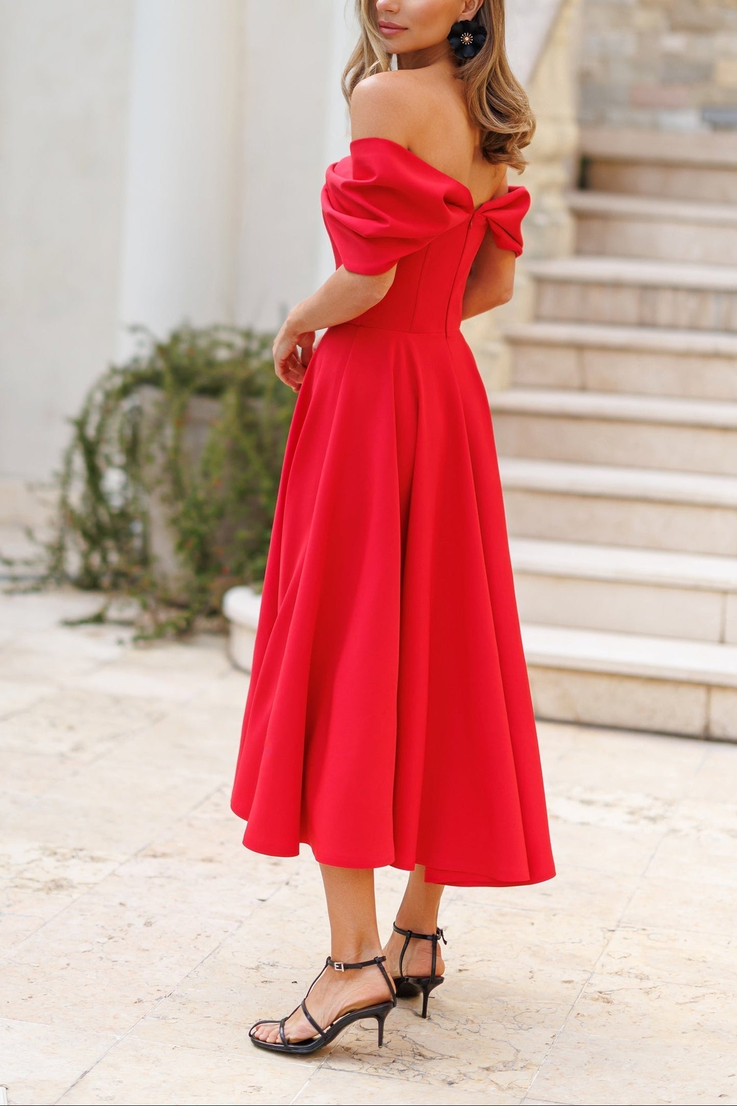 Elegante Maxidress senza spalline