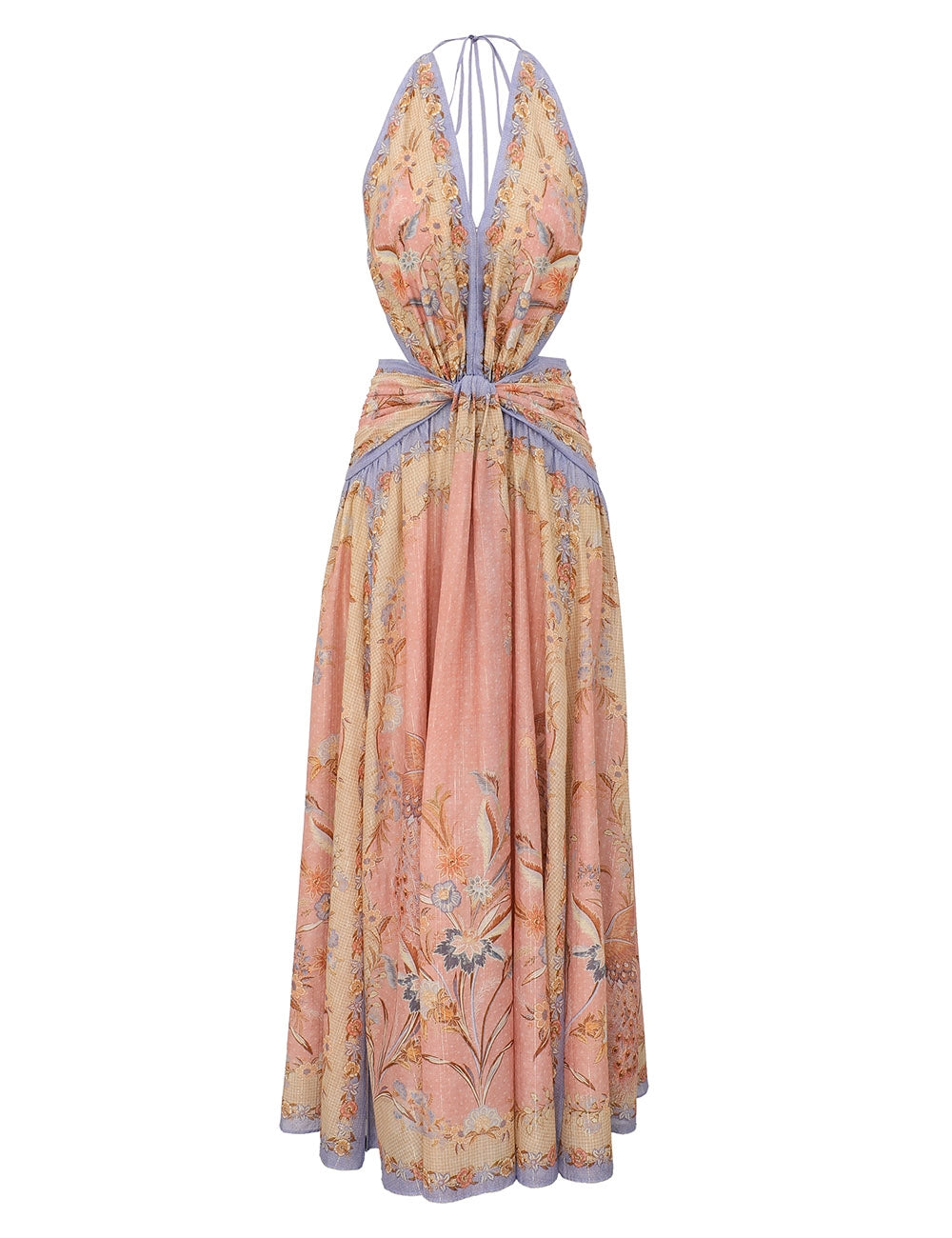 Abito Maxi Boho con Fiori