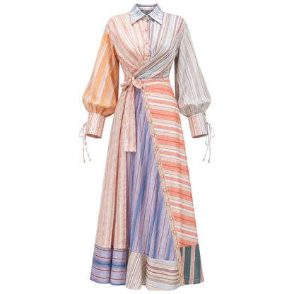 Abito Maxi Patchwork