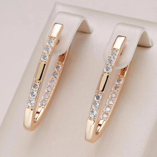 Orecchini eleganti con zirconia
