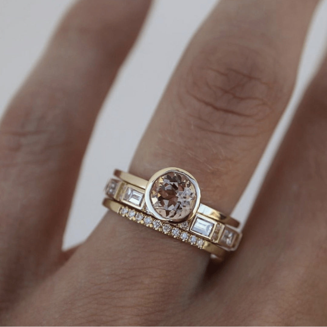 Anello Dorato Lucente™ – Stile Retrò