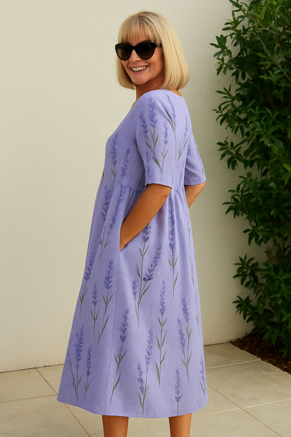 Elin | Abito midi elegante e fluido