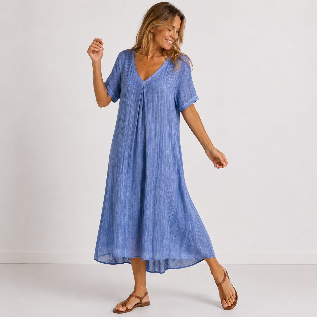 Violet | Abito Maxi Fluttuante