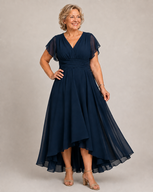 Christina | Abito A-Line con scollatura a V