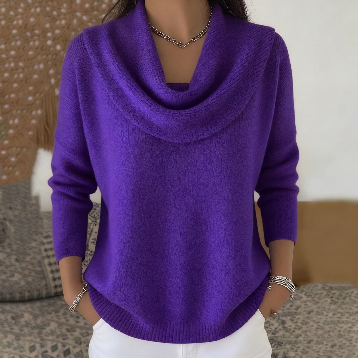 Juliette™ | Maglione con Collo a Scialle