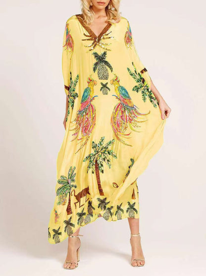 Abito con scollatura a spalle scoperte