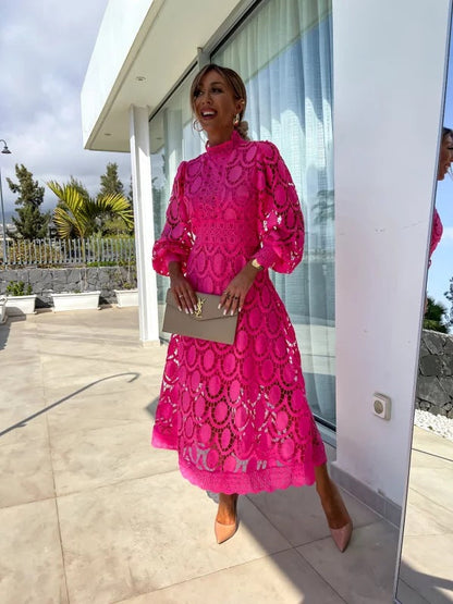 Liza | Abito in pizzo romantico