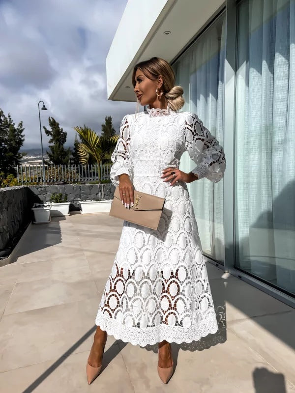 Liza | Abito in pizzo romantico