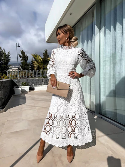 Liza | Abito in pizzo romantico