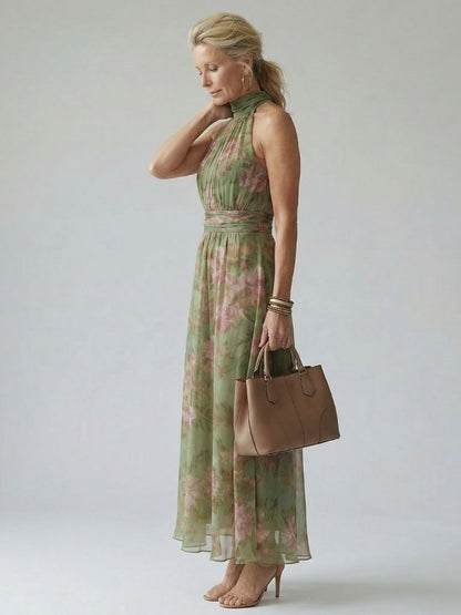 Naomi | Abito Maxi con Scollo Halter