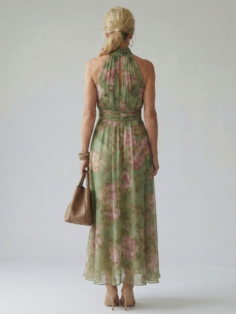Naomi | Abito Maxi con Scollo Halter
