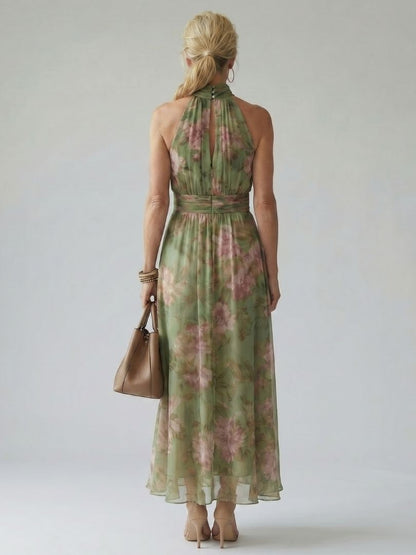 Naomi | Abito Maxi con Scollo Halter