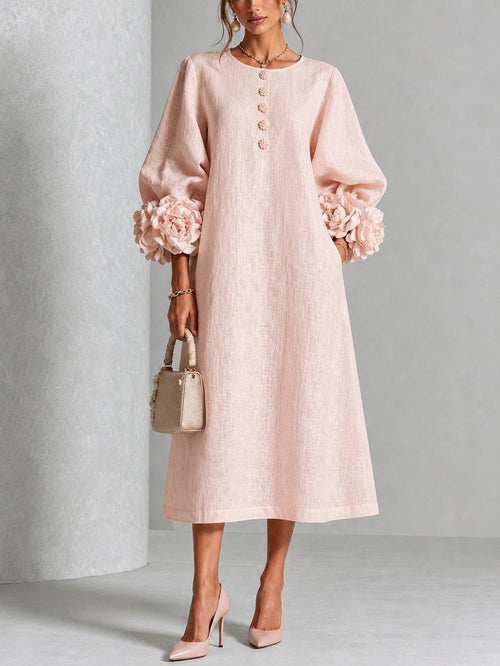 Liliana | Abito midi elegante con stampa floreale